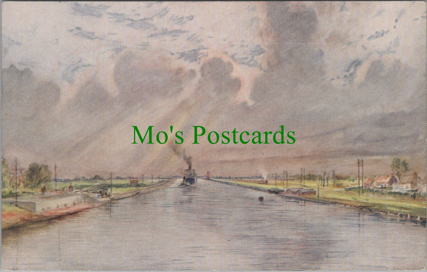 Lancashire Postcard - The Manchester Ship Canal  SW13328