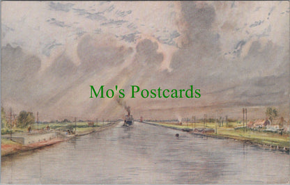 Lancashire Postcard - The Manchester Ship Canal  SW13328