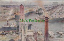 Load image into Gallery viewer, Lancashire Postcard - Manchester Docks. No 9 Dock   SW13329

