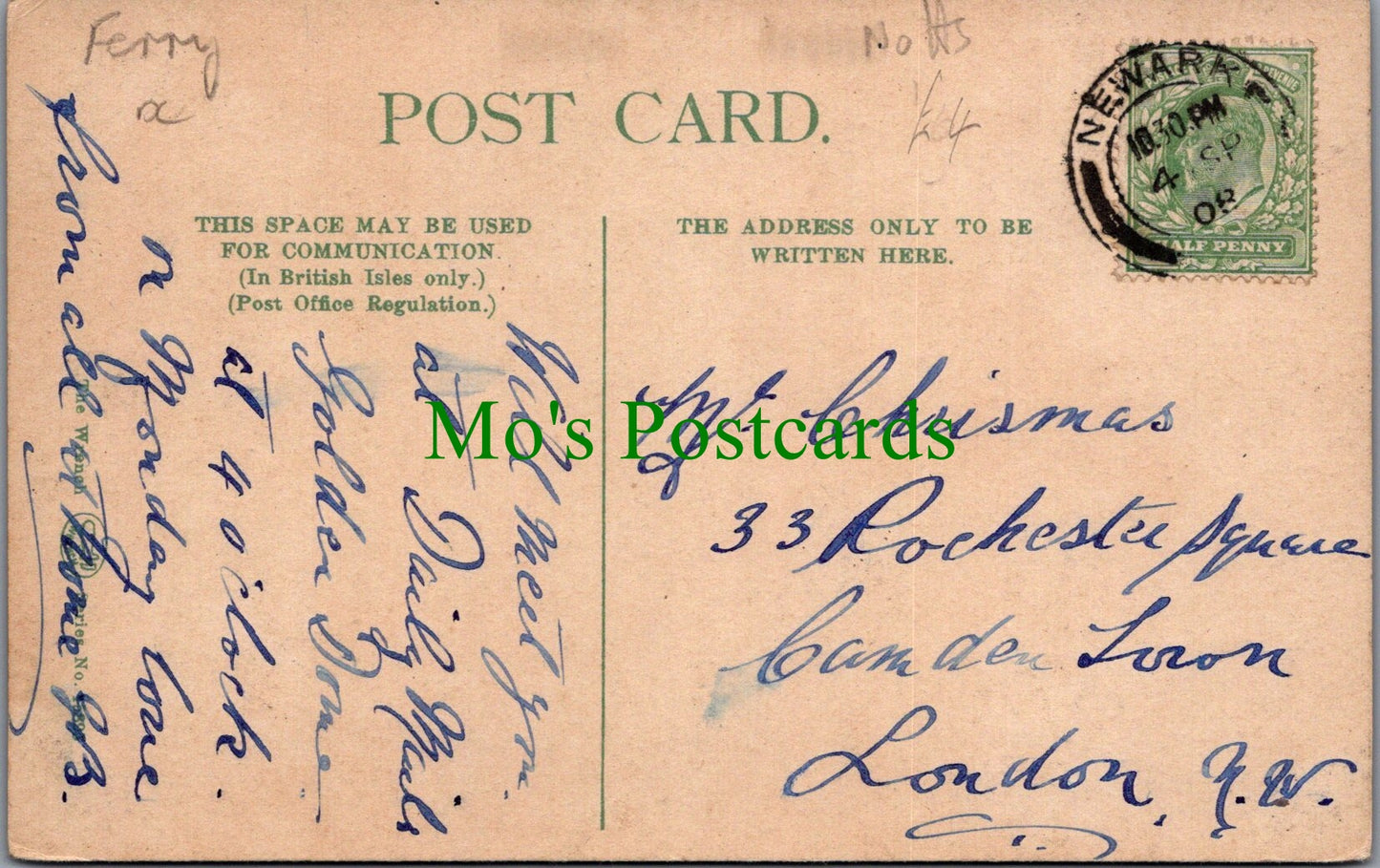 Nottinghamshire Postcard - Hazleford Ferry   SW13362