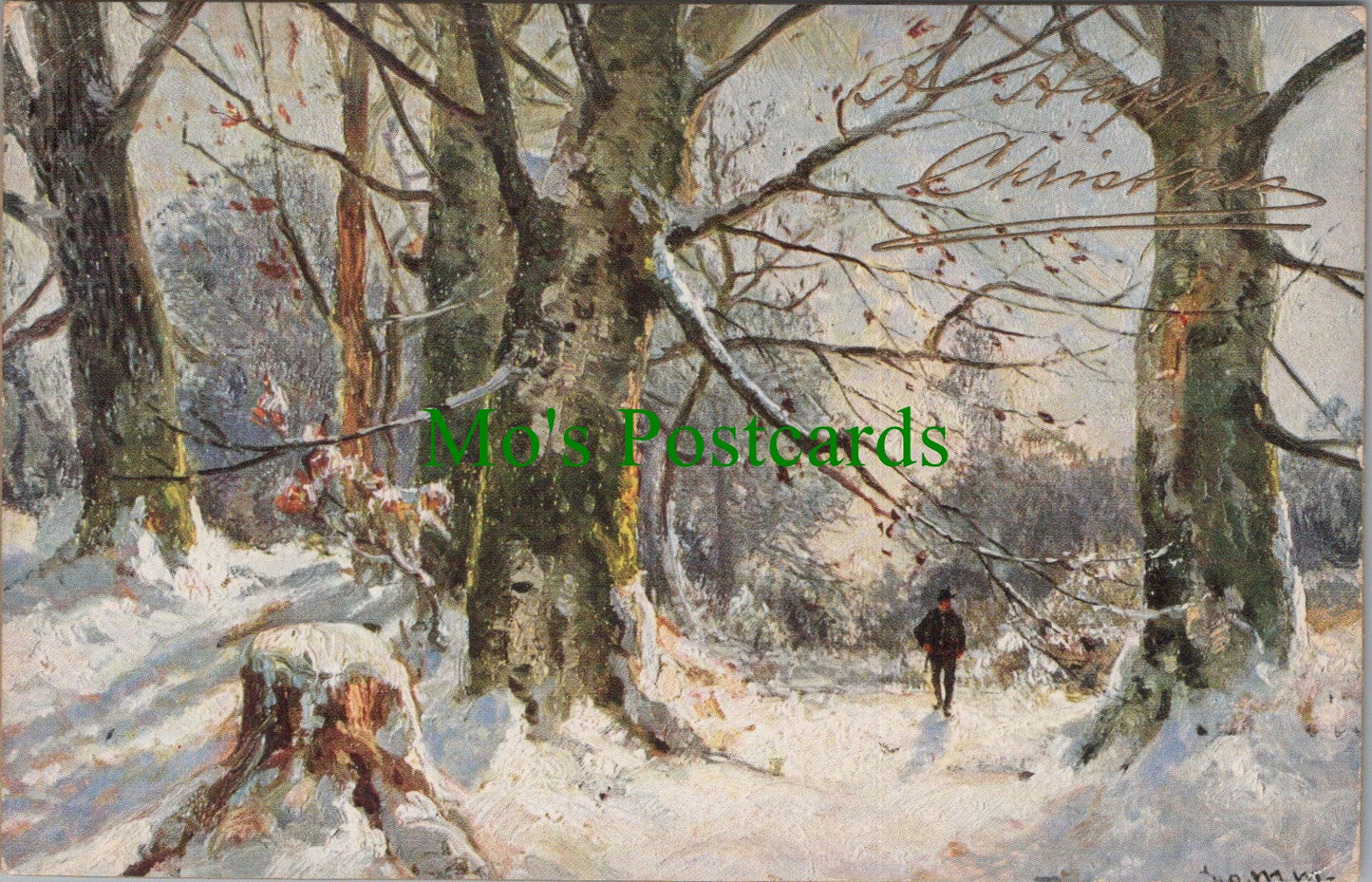 Greetings Postcard - A Happy Christmas SW13364