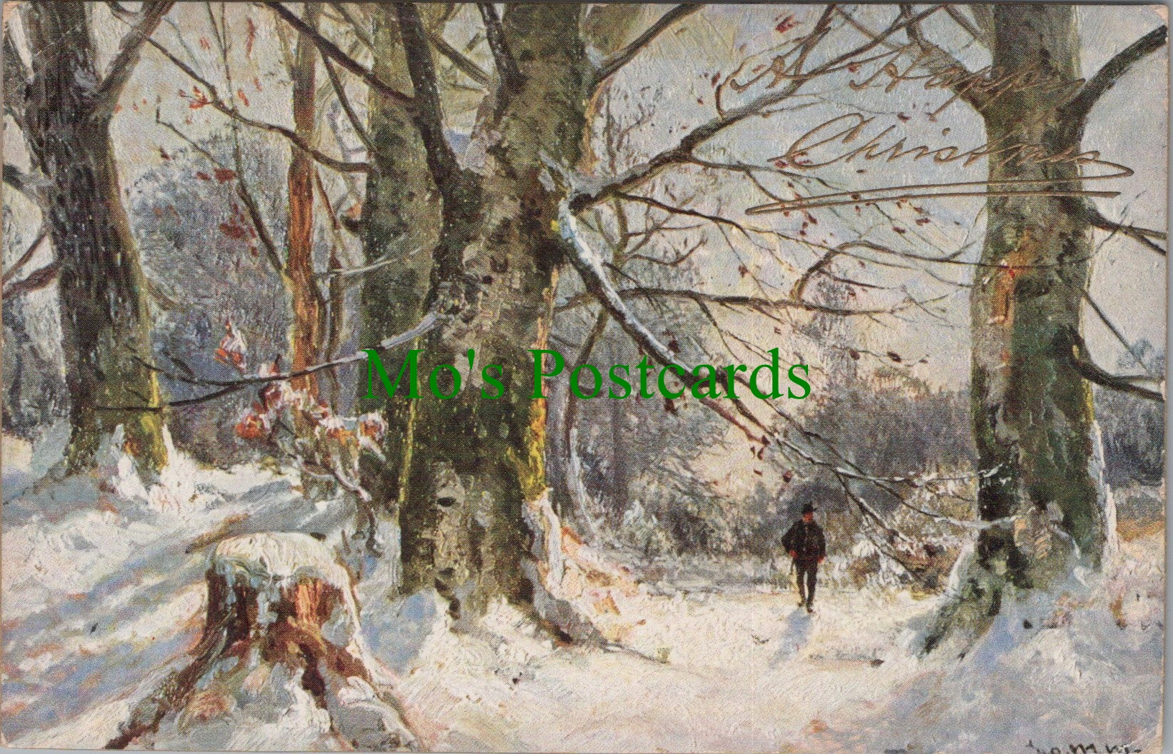 Greetings Postcard - A Happy Christmas SW13364