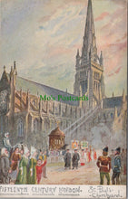 Load image into Gallery viewer, London Postcard - Fifteenth Century London, St Paul&#39;s Churchyard  SW13378
