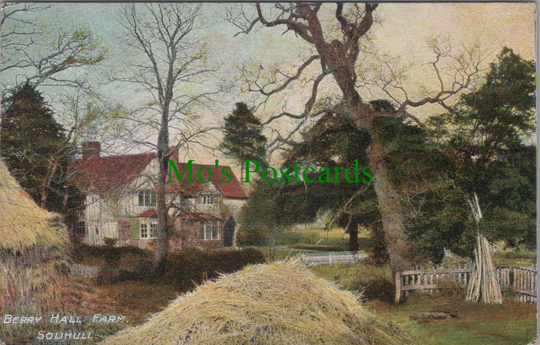Warwickshire Postcard - Solihull, Berry Hall Farm   SW13388