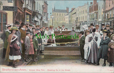 Warwickshire Postcard - Stratford-On-Avon, Annual Mop Fair  SW13390