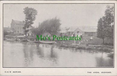 Warwickshire Postcard - The Avon, Bidford   SW13393