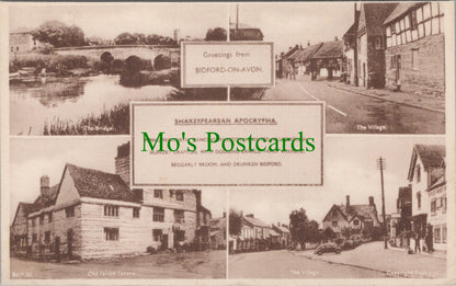 Warwickshire Postcard - Greetings From Bidford-On-Avon   SW13397