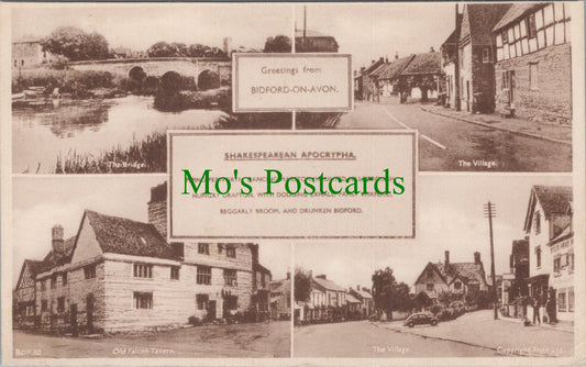 Warwickshire Postcard - Greetings From Bidford-On-Avon   SW13397