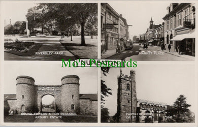 Warwickshire Postcard - Views of Nuneaton  SW13398