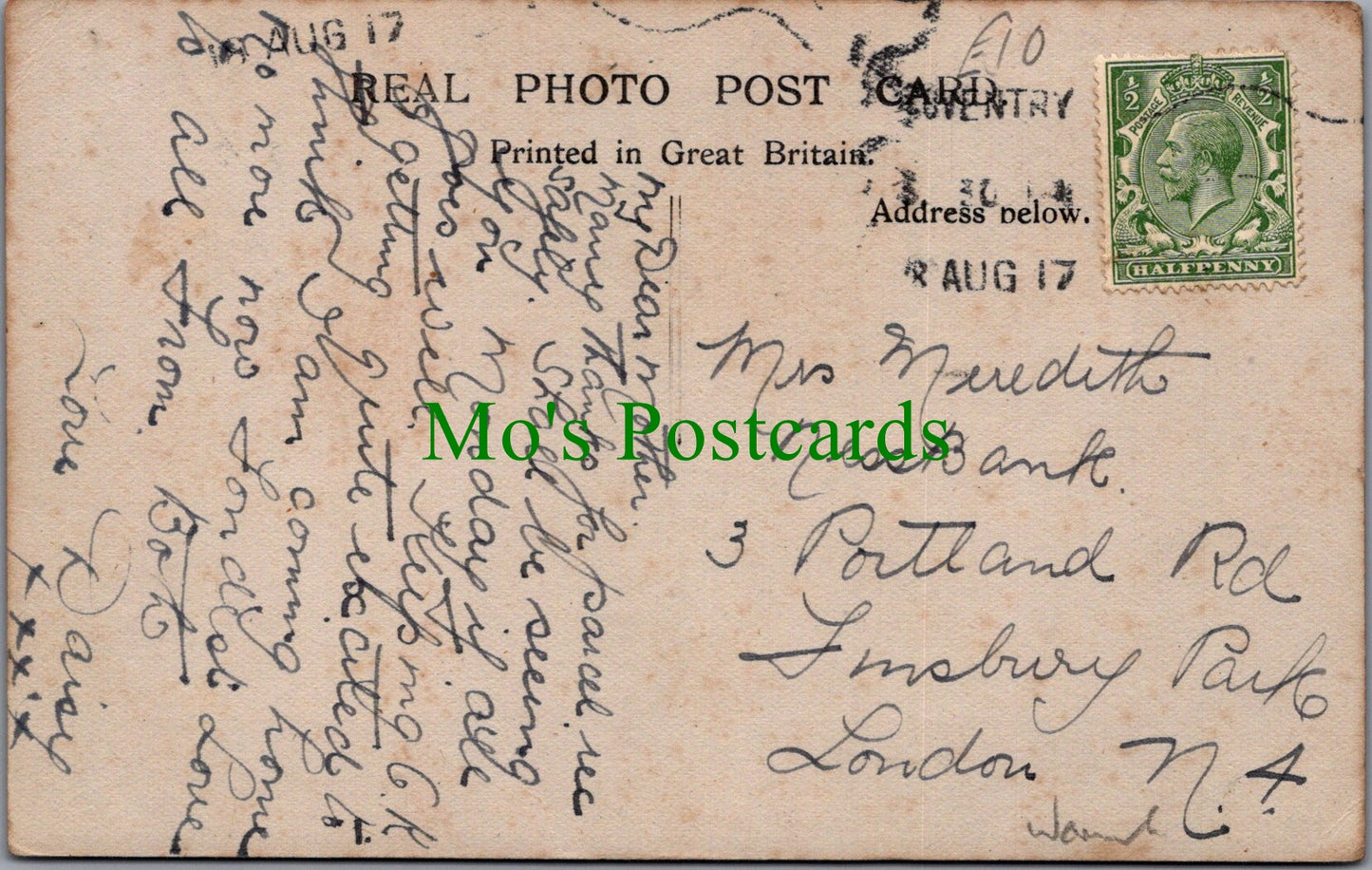 Warwickshire Postcard - Coventry, Smithford Street   SW13448
