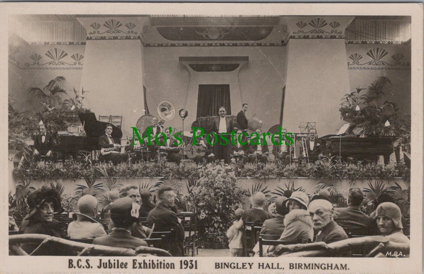Warwickshire Postcard - Birmingham, Bingley Hall  SW13449