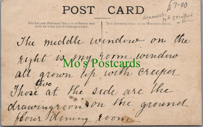 Warwickshire Postcard - Newbold Pacey Hall   SW13463