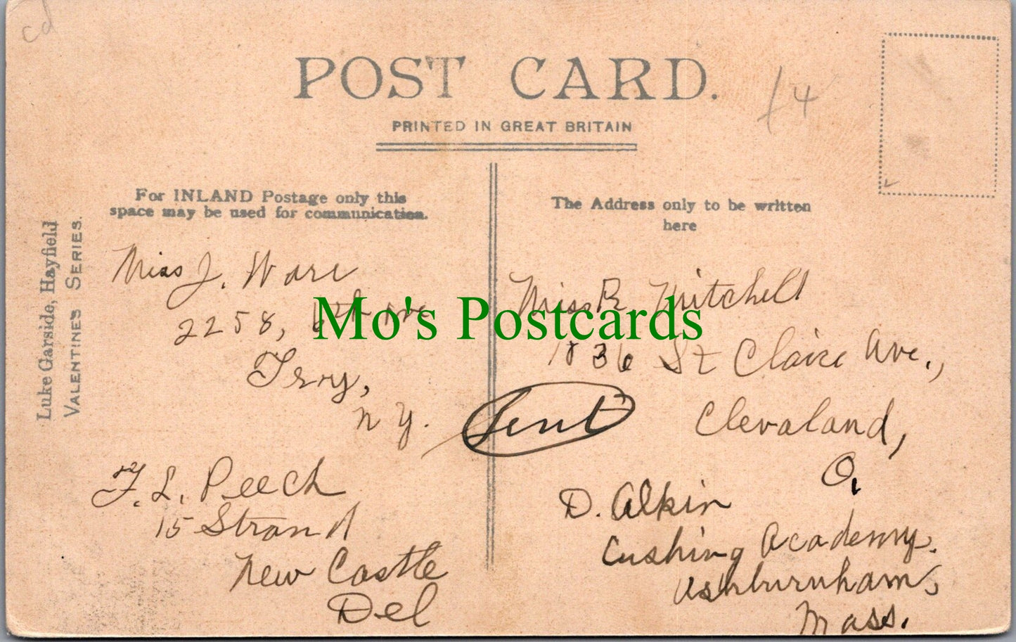 Derbyshire Postcard - Carr Meadow, Hayfield  SW13513