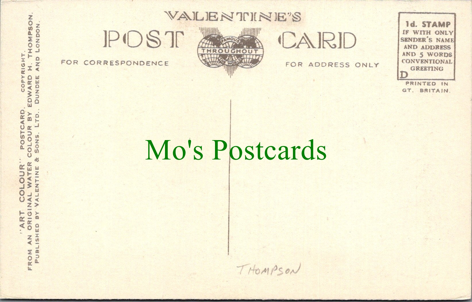 Scotland Postcard - Loch Lomond and Ben Lomond   SW14071