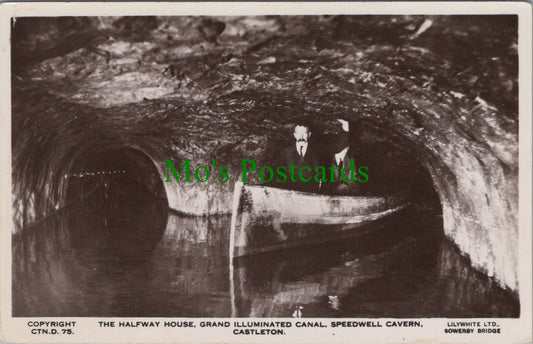 Derbyshire Postcard - Speedwell Cavern, Castleton   SW14088