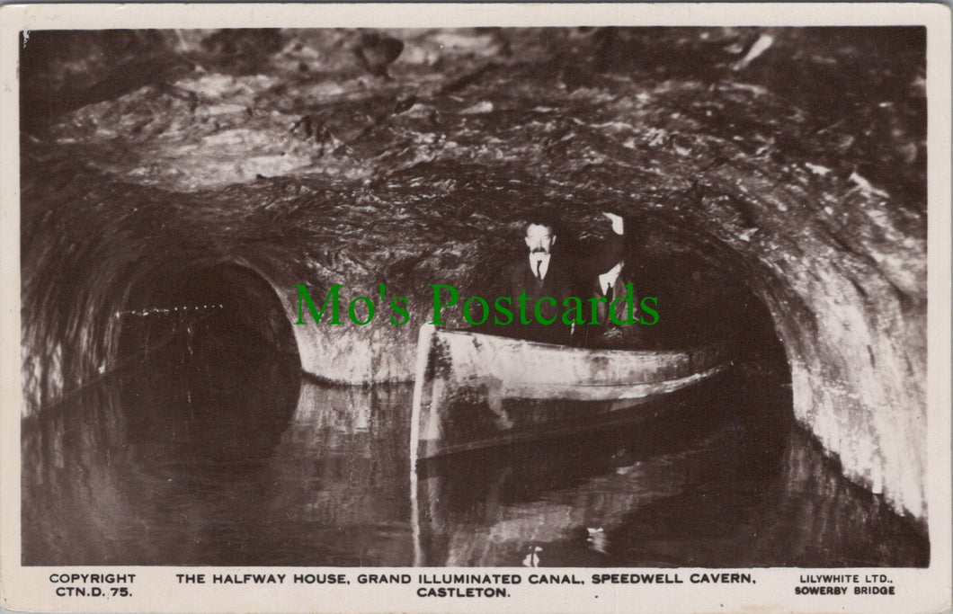 Derbyshire Postcard - Speedwell Cavern, Castleton   SW14088