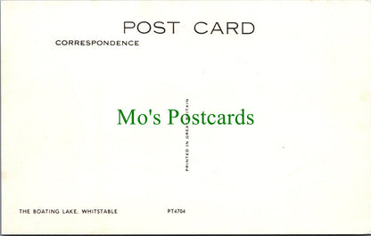 Kent Postcard - The Boating Lake, Whitstable  SW12596