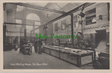 London Postcard - The Royal Mint, Gold Melting House  SW12634