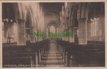 Load image into Gallery viewer, Wales Postcard - Wrexham Parish Church Interior  SW12635
