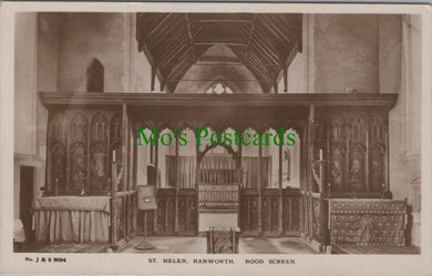 Norfolk Postcard - St Helen's Church, Ranworth SW12645