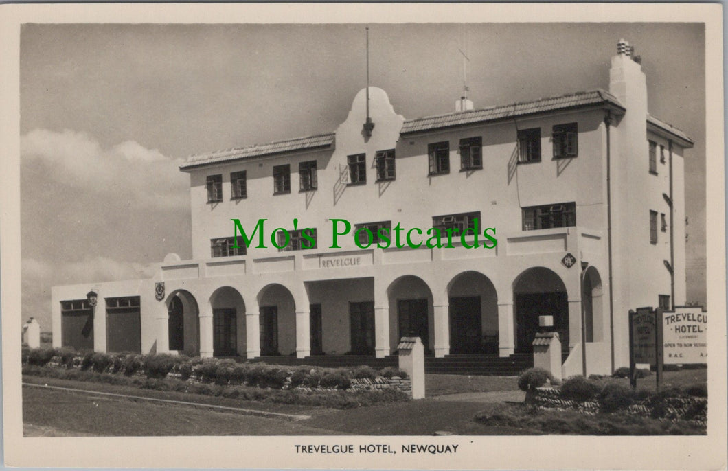 Cornwall Postcard - Newquay, Trevelgue Hotel   SW12646