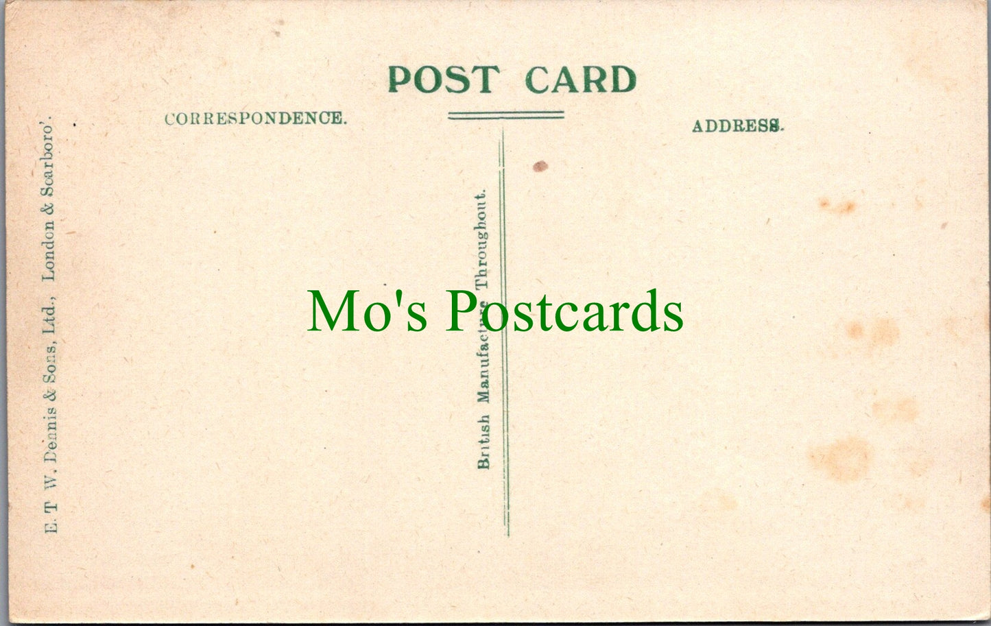 Yorkshire Postcard - Scarborough North Sands and Bungalows  SW13307