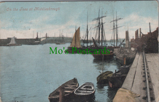Yorkshire Postcard - On The Tees at Middlesbrough  SW13309