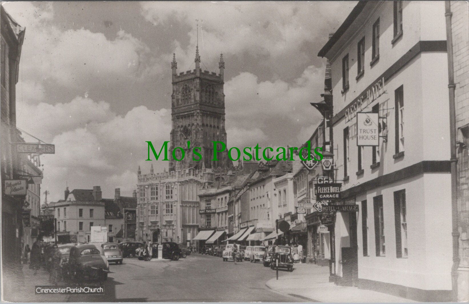 Gloucestershire Postcard - Cirencester Parish Church  SW13314