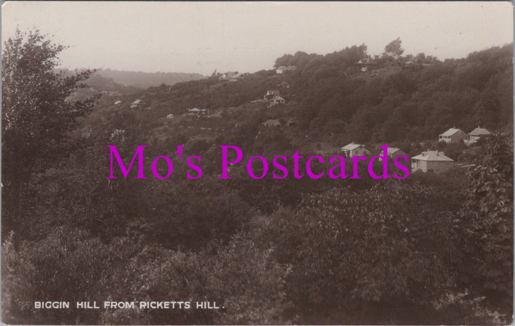 London Postcard -Biggin Hill From Ricketts Hill  SW14477