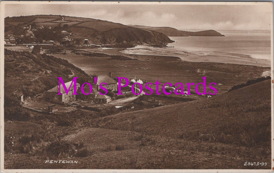Cornwall Postcard - Pentewan Coastal Village   SW14484