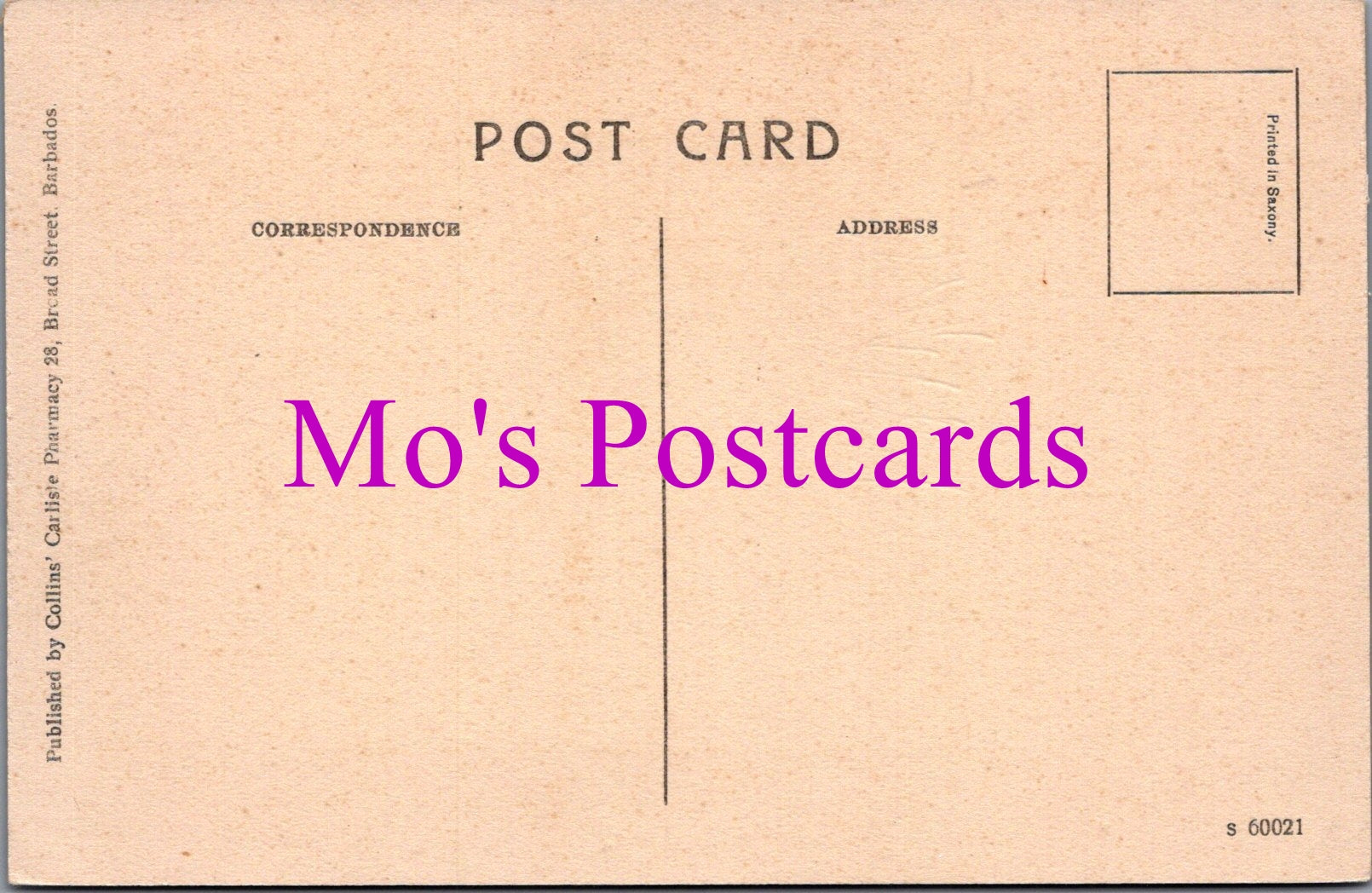 Caribbean Postcard -  Lighthouse, Barbados    SW14490
