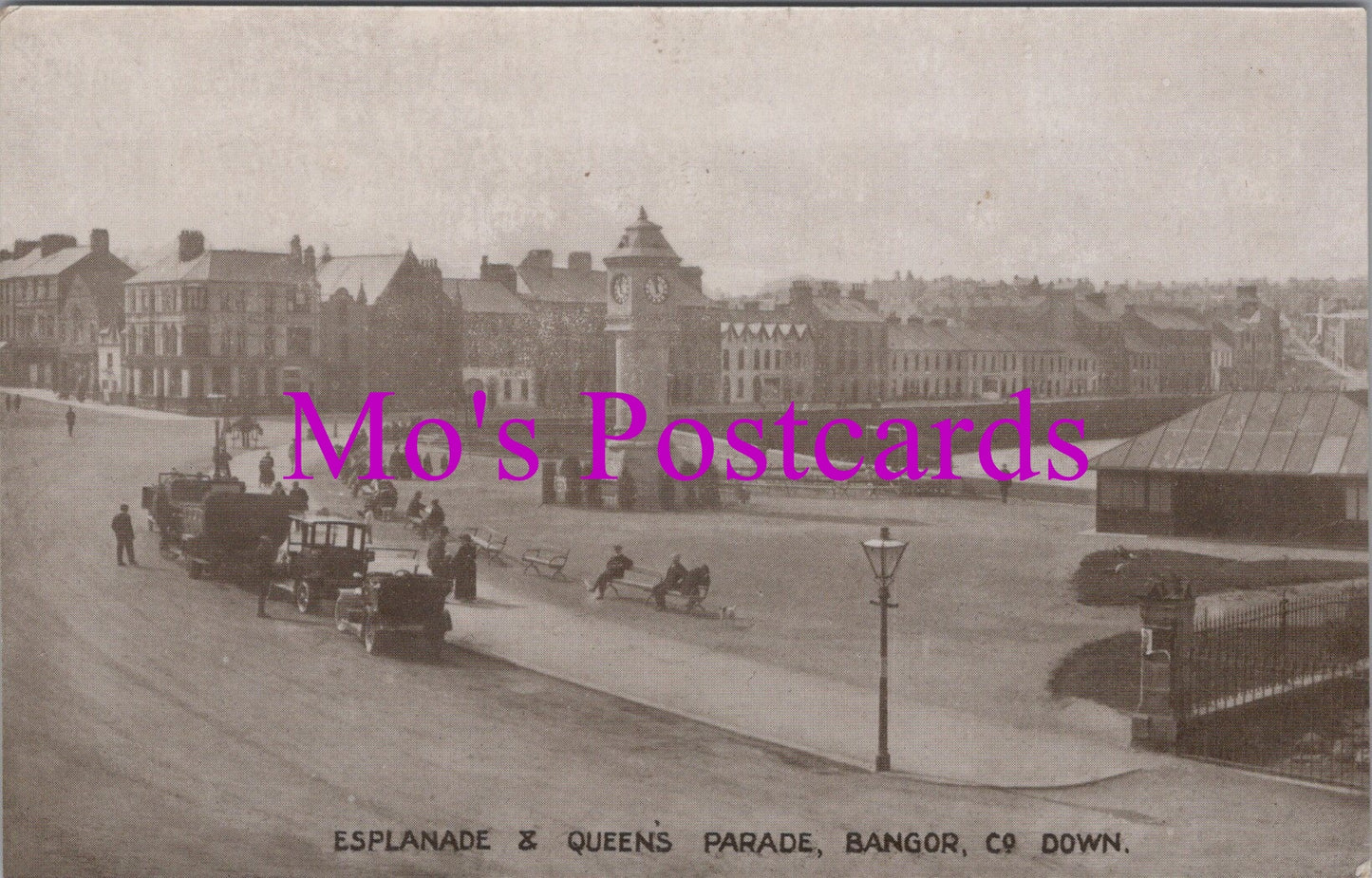 Northern Ireland Postcard - Bangor Esplanade and Queen's Parade SW14495