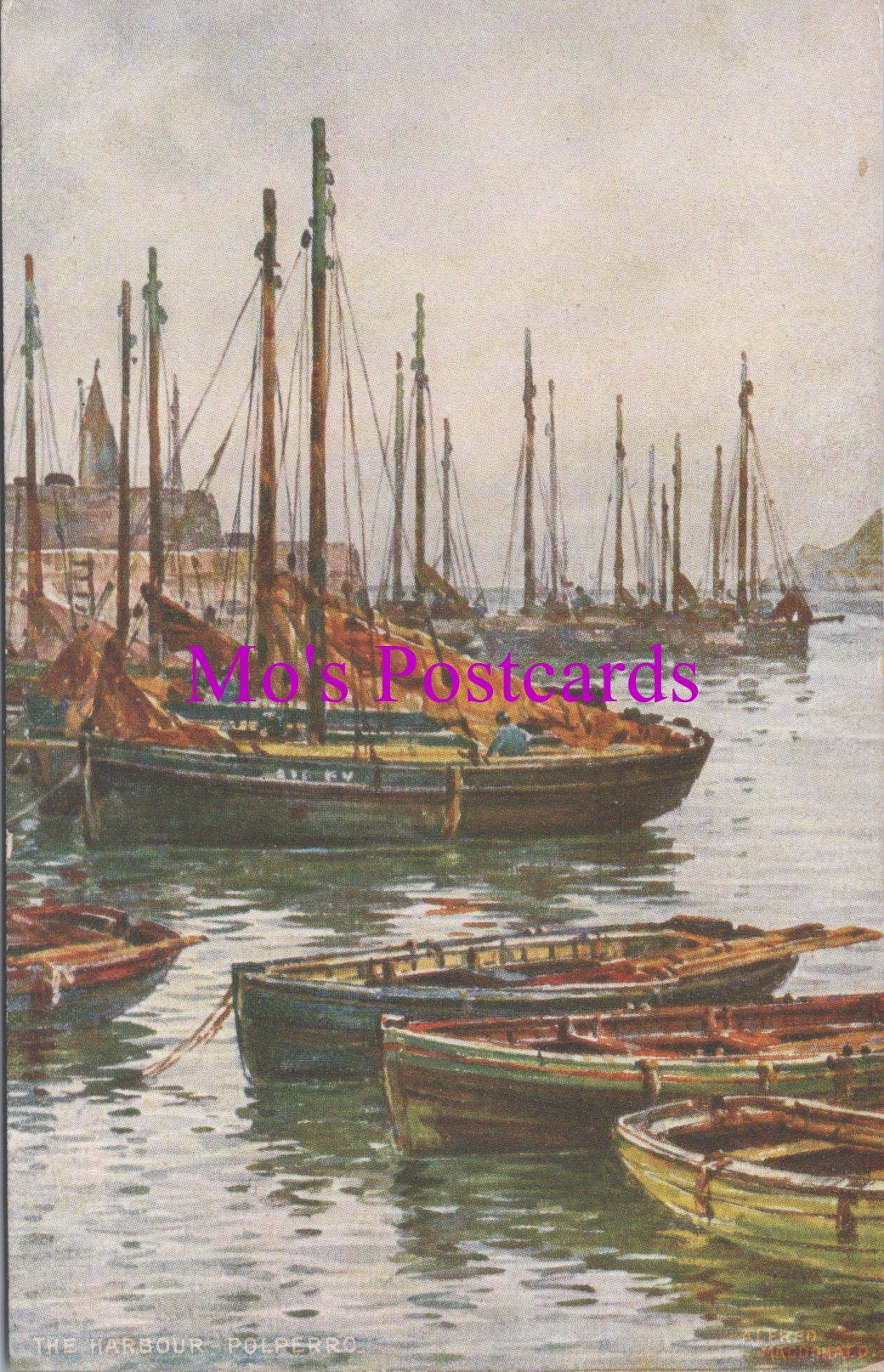 Cornwall Postcard - The Harbour, Polperro  SW14500