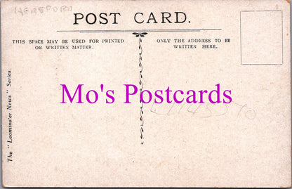 Herefordshire Postcard - Grammar School, Weobley   SW14503