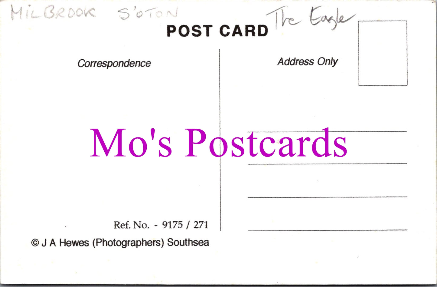 Hampshire Postcard - The Eagle, Millbrook, Southampton   SW14640