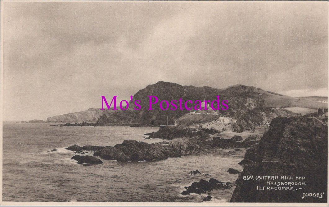 Devon Postcard - Ilfracombe, Lantern Hill and Hillsborough  SW15349