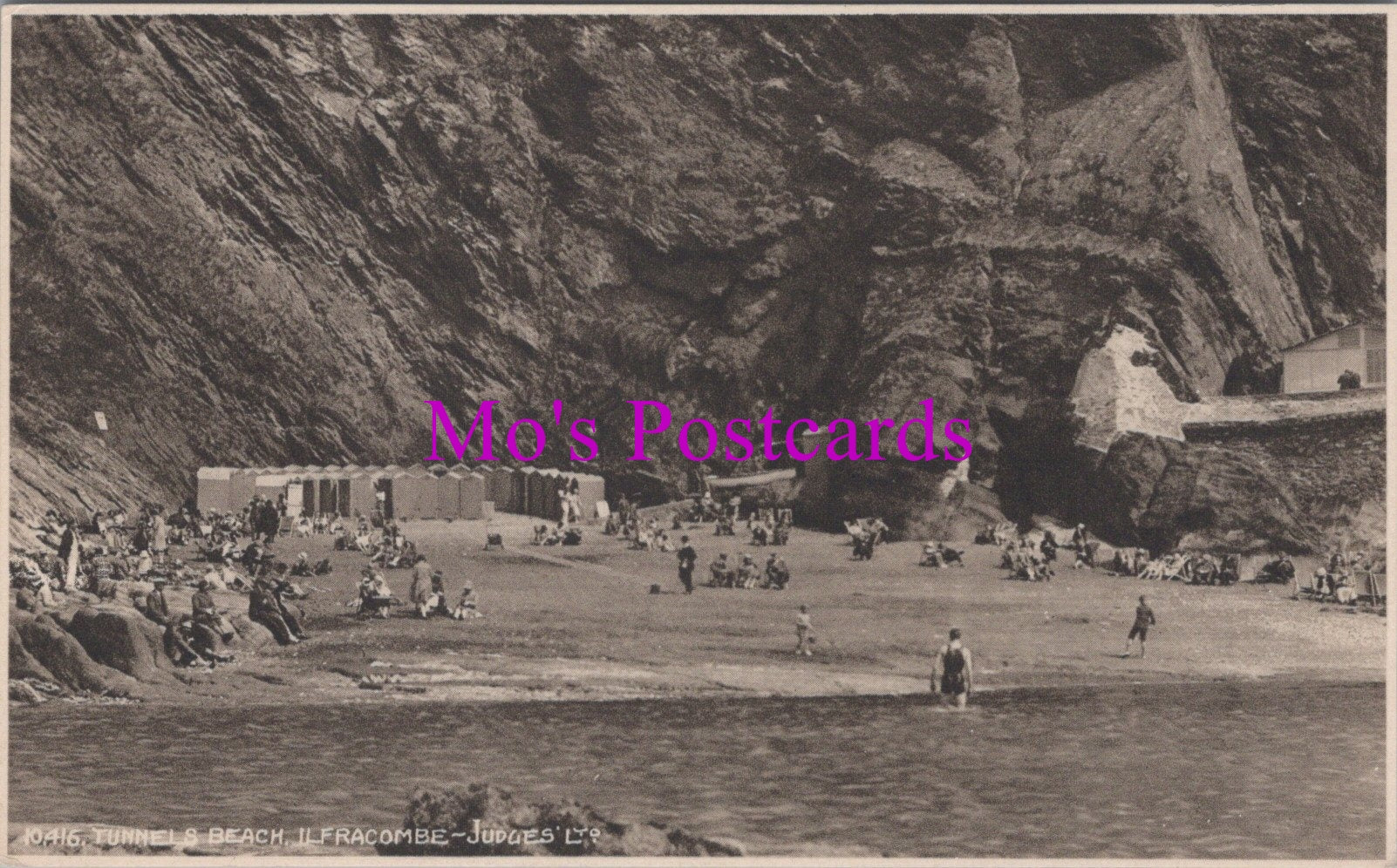 Devon Postcard - Ilfracombe, Tunnels Beach    SW15351