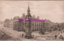 Load image into Gallery viewer, Devon Postcard - Plymouth Royal Hotel, Theatre Royal and Derry&#39;s Clock SW15353
