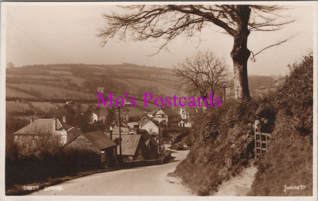Somerset Postcard - Exford Village, Exmoor   SW15368