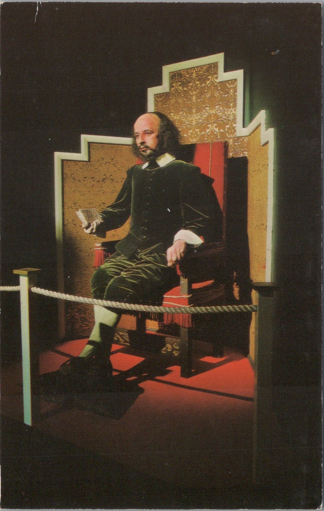 Waxworks Postcard - Will Shakespeare, Louis Tussaud SW16072