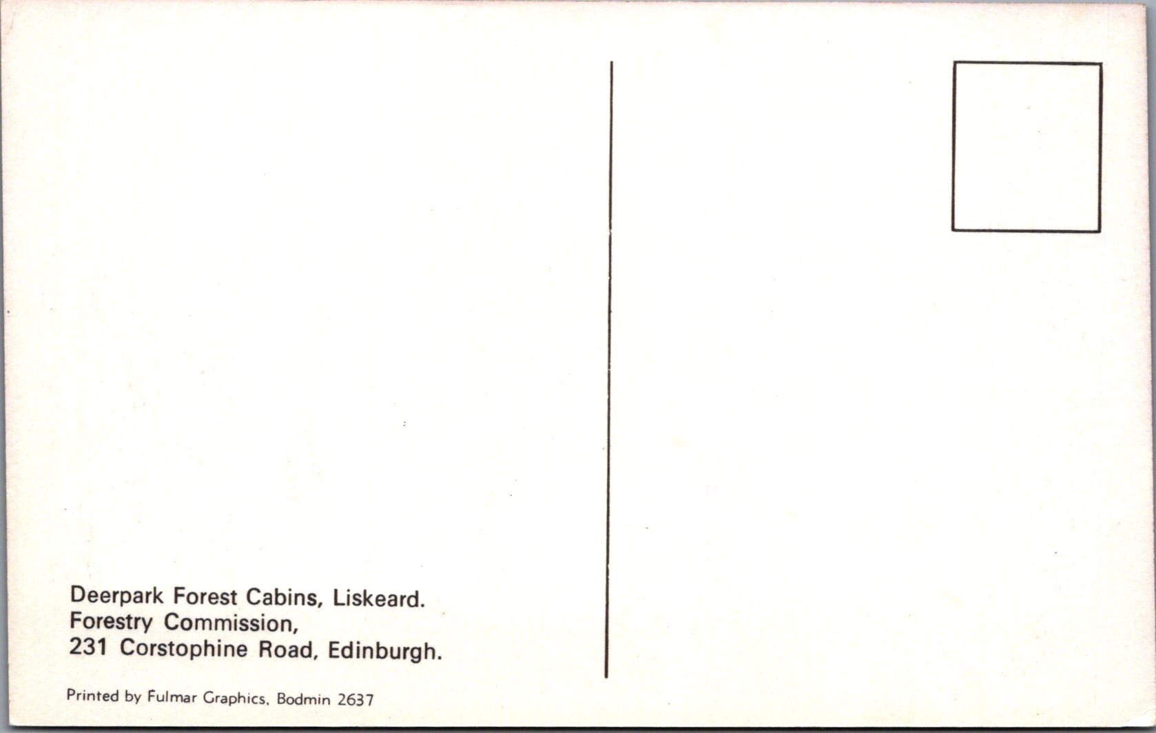 Cornwall Postcard - Deerpark Forest Cabins, Liskeard  SW16073