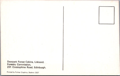 Cornwall Postcard - Deerpark Forest Cabins, Liskeard  SW16073