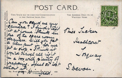 Warwickshire Postcard - Ye Five Gables, Stratford-On-Avon  SW16111