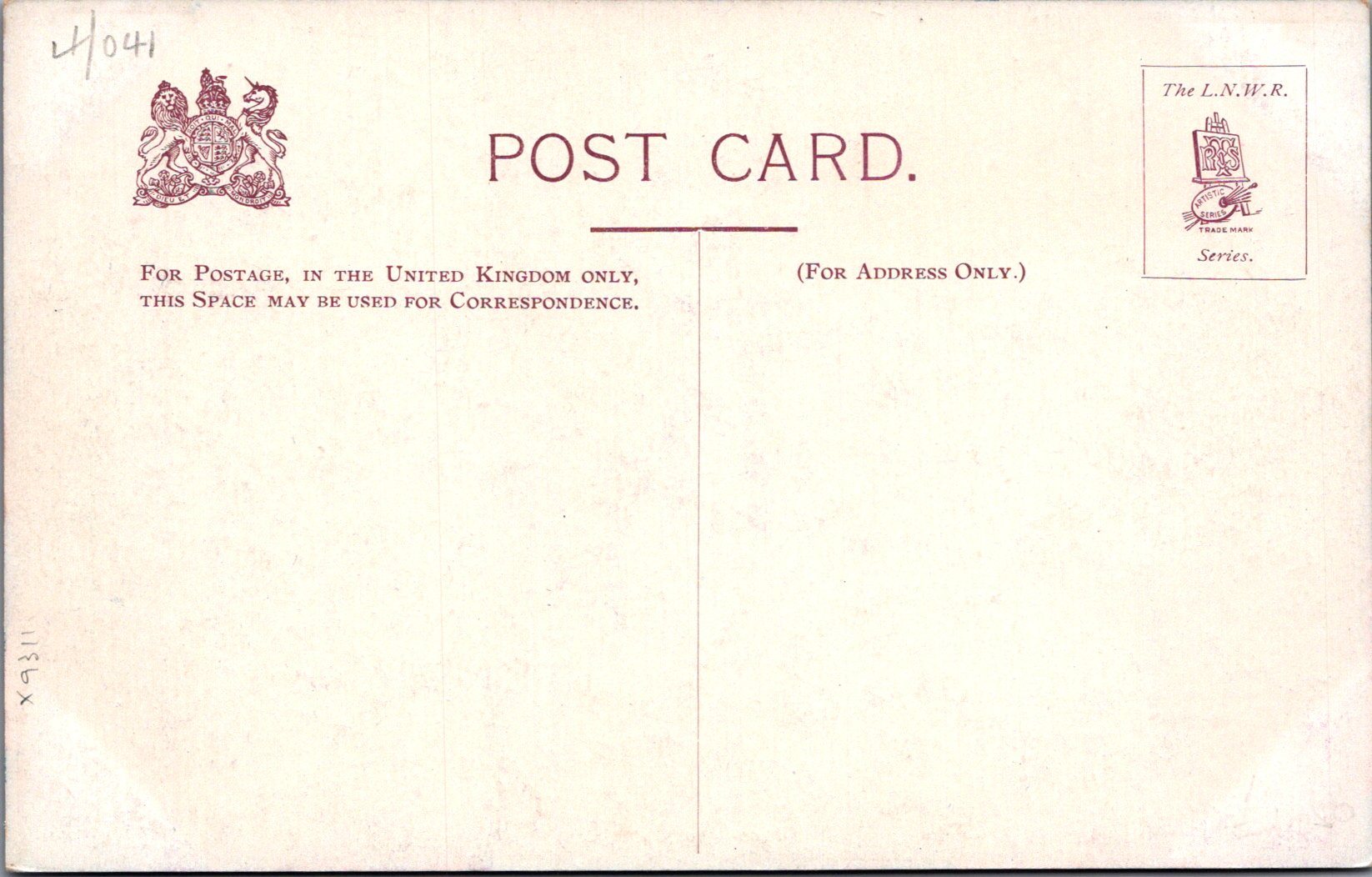 Royalty Postcard - His Majesty's Day Compartment   SW16115