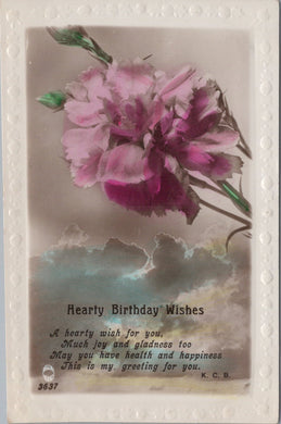 Greetings Postcard - Hearty Birthday Wishes    SW16119