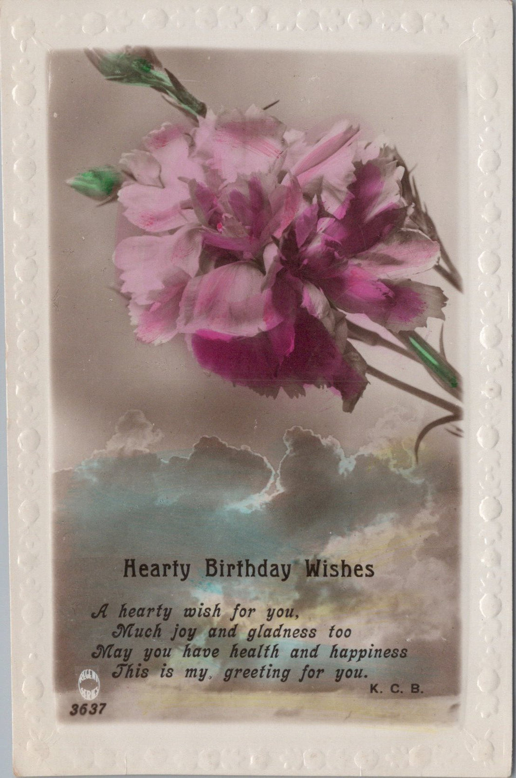 Greetings Postcard - Hearty Birthday Wishes    SW16119