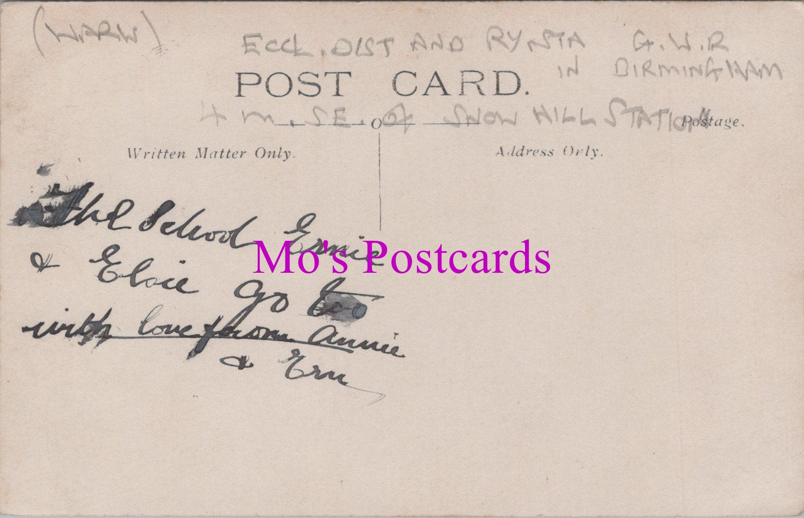 Warwickshire Postcard - Reddings Lane Schools, Hall Green, Birmingham  SW15101