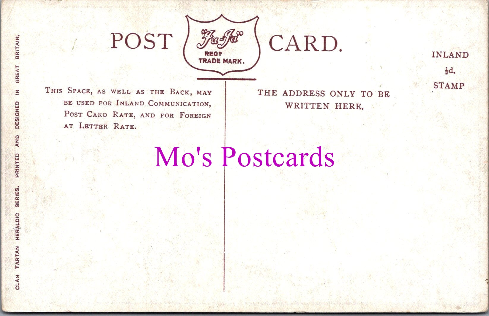 Heraldic Postcard - The Clan Campbell of Argyll     SW15050