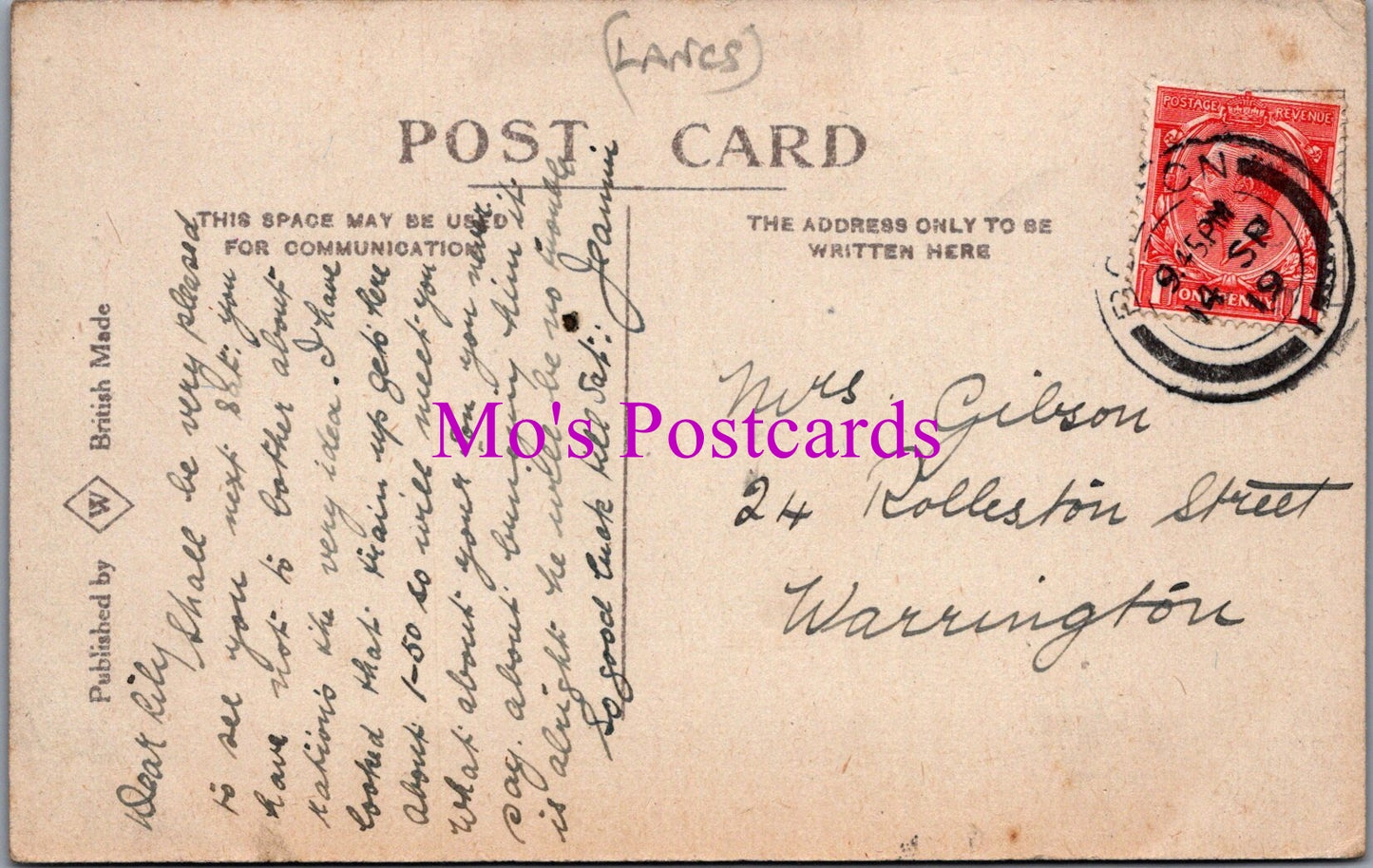 Lancashire Postcard - Bradshawgate, Bolton    SW15072