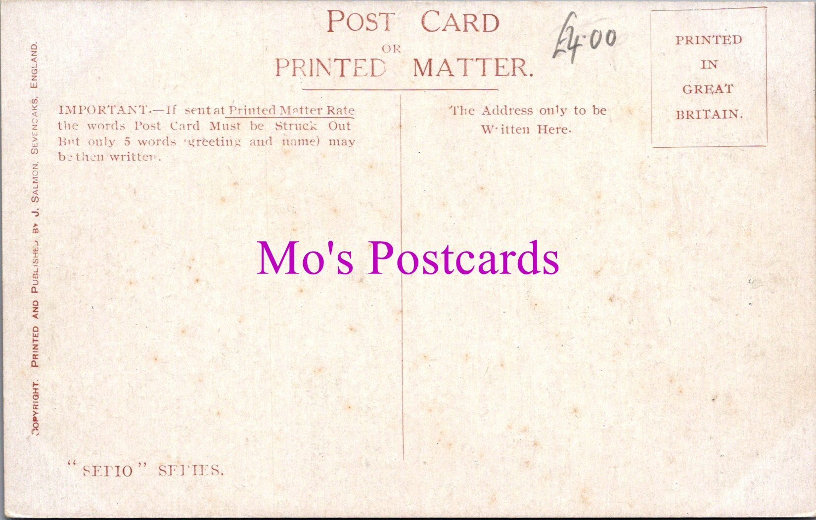 Somerset Postcard - Anchor Hotel, Porlock Weir  SW15084